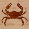 Vector Graphic Crab Design Illustrated image of a wild animal, a crab, created as a vector graphic.