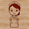 Nurse Uniform Illustration Female nurse in uniform, ready for healthcare work.
