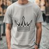 Elegant Vector Crown Design Vector crown design created in SVG format for digital use.