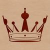 A detailed crown design created as a vector image in SVG format.
