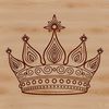 A detailed illustration of a royal crown, suitable for vector graphics.