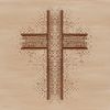 A traditional representation of the Crucifix in vector format, suitable for various designs and projects.