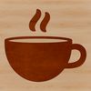 A simple, illustrated cup design suitable for vector art projects.