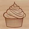 Colorful Cake Vector Art A digitally designed vector cupcake illustration.