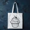 Edible Art Design Element An editable vector graphic of a traditional-style baked good, ideal for use in designs and crafts.