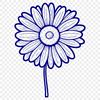 Beautiful Daisy Illustration in SVG Format A high-quality illustration of a daisy flower in vector format.