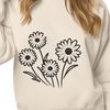 White Daisy Clip Art on Transparent Background A white daisy flower with yellow petals on a transparent background.