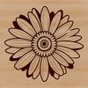 High-Resolution Daisies Vector Art An SVG graphic featuring a high-resolution image of a white daisy with petals and center detail.