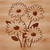 Beautiful Daisy Floral Icon A simple, high-quality vector illustration of a daisy flower.