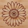 Free Daisy Clip Art Vector Image A detailed illustration of a daisy flower in vector format, suitable for various digital designs.