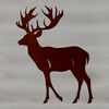 Wildlife Illustration SVG Graphic A realistic illustration of a wild animal, specifically a deer, suitable for vector graphics.