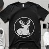 Antlered Reindeer Silhouette for Christmas Decorations