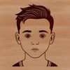 Neutral Youth Portrait A digital illustration of a young boy depicted in a neutral pose.