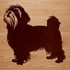 Standing Shih Tzu Dog Vector Art Illustration of a standing Shih Tzu dog as vector art.
