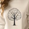 A digital illustration of a tree, suitable for vector design projects.