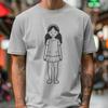 Digitally Drawn Portrait A digitally drawn portrait of a child using scalable graphics.