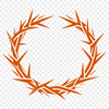 Symbolic Crown Icon in Vector Format Illustration of the Crown of Thorns, a symbolic religious icon, in vector format.