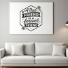 Vector graphic illustration of friendship quotes and phrases in a modern font style.