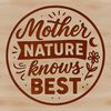 A collection of inspiring nature quotes in a clean vector format.