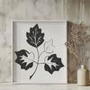 Free Beautiful Leaf Clip Art Design A vector illustration of a single leaf in various layers.