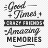 Celebrate Friendship with a Beautiful SVG Quote A vector graphic quote celebrating the value of close friendships and relationships.