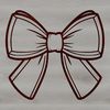 Beautiful Gift Bow Design A decorative bow design in vector format.