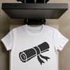 An elegant vector design representation of a scroll, ideal for personal projects like DIY signs, decals, or web graphics.