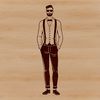 Free Downloadable Man Silhouette in SVG Format An SVG illustration of a generic male figure, suitable for vector art projects.