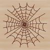 An intricately designed SVG graphic of a spider's intricate network of threads.