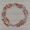 Creative SVG Floral Decoration Floral wreath design created in vector format.