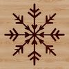 Free Beautiful Snowflakes for Crafting A delicate, intricately designed snowflake, perfect for winter-themed crafts and decorations.
