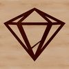 Geometric Diamond Pattern A geometric shape composed of multiple diamonds, designed as a vector art graphic for digital use.