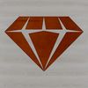 Stylized Diamond Shape SVG Illustration A 2D illustration of a stylized diamond shape, suitable for digital design.