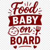 A collection of humorous quotes related to food and diet in a clean vector design.