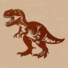 Prehistoric Creature Clip Art Design A detailed SVG design of a dinosaur for crafting and design projects.