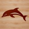 Dolphin in the Wild A digital illustration of a dolphin in its natural habitat.