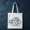 Glazed Donut Artwork A colorful illustration of a classic donut with glaze topping.