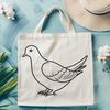 Beautiful Dove Vector Art A simple illustration of a dove in vector format.