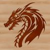 Stylized Fantasy Creature Design A stylized illustration of a mythical creature with a large head and wings.