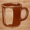 A digital illustration of a cup, designed as vector art for various uses.