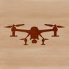 Free UAV Clip Art Design A clean silhouette of an unmanned aerial vehicle (UAV) or drone, created as a scalable SVG file suitable for digital designs.