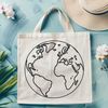 Beautiful SVG Planet Design A 2D representation of our planet Earth, rendered as a vector graphic.