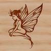 A colorful illustration of a mythical fairy character from a classic fairy tale.