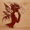 Delicate Wings of Myth and Magic An elegant mythical creature with delicate wings from traditional fairy tale illustrations.