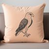 Bird Icon SVG Illustration Free Download Illustrated falcon bird vector graphics for digital use.