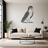 Free Falcon SVG Download for Cricut and Laser Cutters Vector illustration of a falcon in flight.