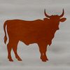 Outline Cow Illustration for Design An illustration of a cow in outline form, suitable for graphic design and digital crafting.