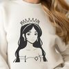 Beautiful Princess Illustration for Vector Design Projects A young female princess in medieval attire, suitable for vector art and digital design projects.