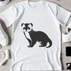 Cute Ferret Design SVG File Ferret silhouette in vector format