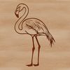 A large wading bird with long legs and a distinctive beak.